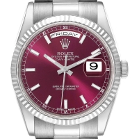 Replica Rolex Day/Date Red Dial (100203CH)