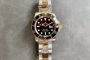 Replica Rolex Submariner Silver/Gold Balck Face(100106CH)